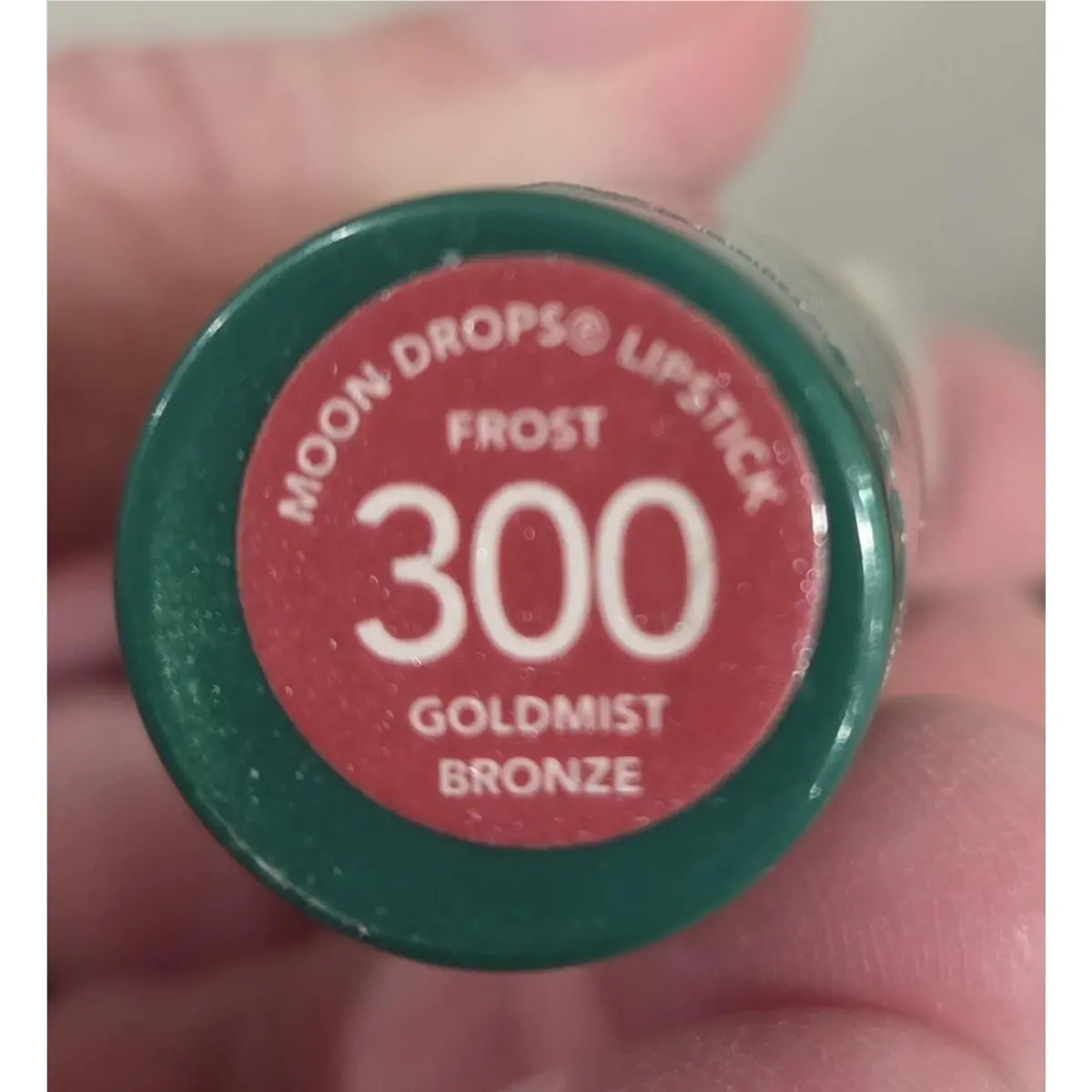 Revlon Moon Drops Lipstick Frost Goldmist Bronze 300 Package