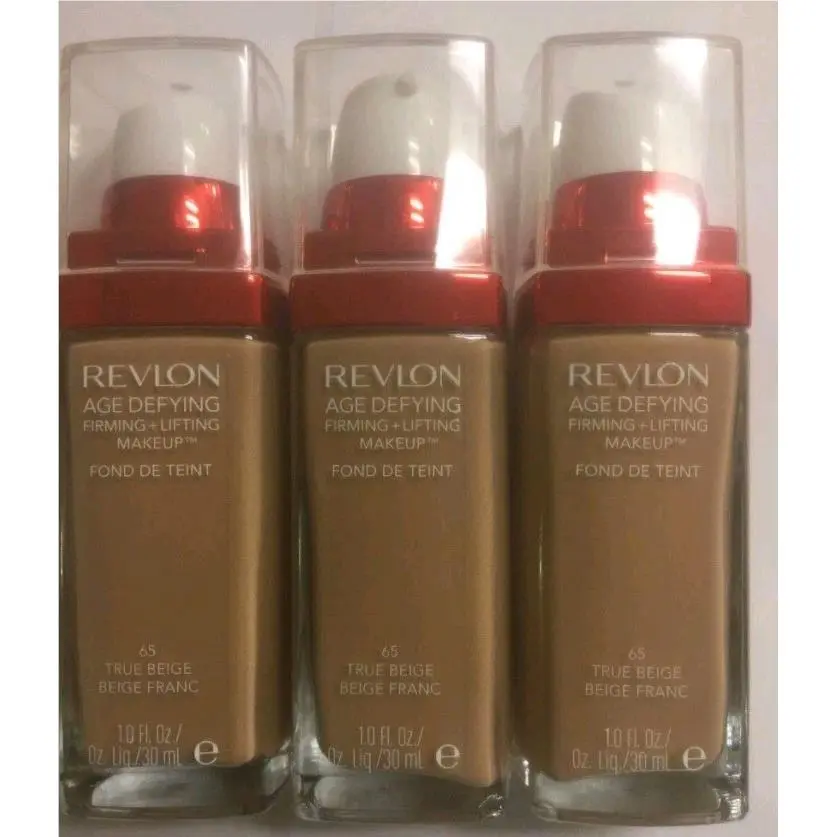 3X Revlon Age Defying Firming + Lifting Makeup 65 True Beige Full Size