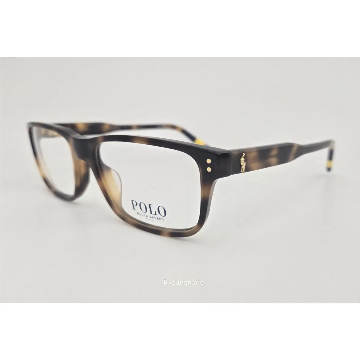 Ralph Lauren Polo Eyeglasses PH 2302U Color 5003 Havana Size 53 Square Men`s