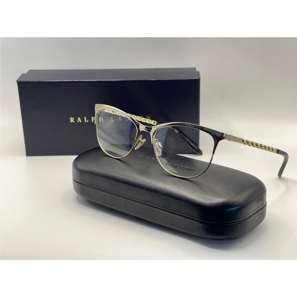 Ralph Lauren RL5106 9116 Pale Gold Eyeglass Frames 53-16-140 Women`s
