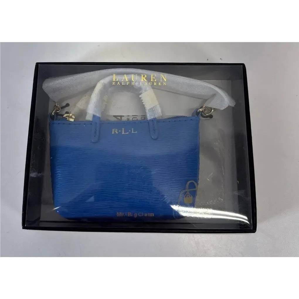 Lauren Ralph Lauren Newberry Mini Bag Purse Blue