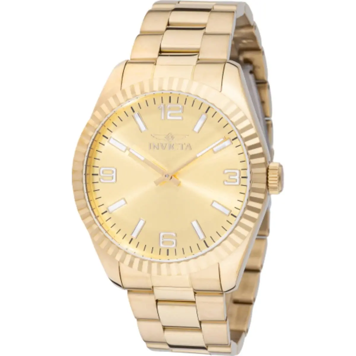 Invicta Men`s Watch Specialty Quartz Yellow Gold Stainless Steel Bracelet 49682