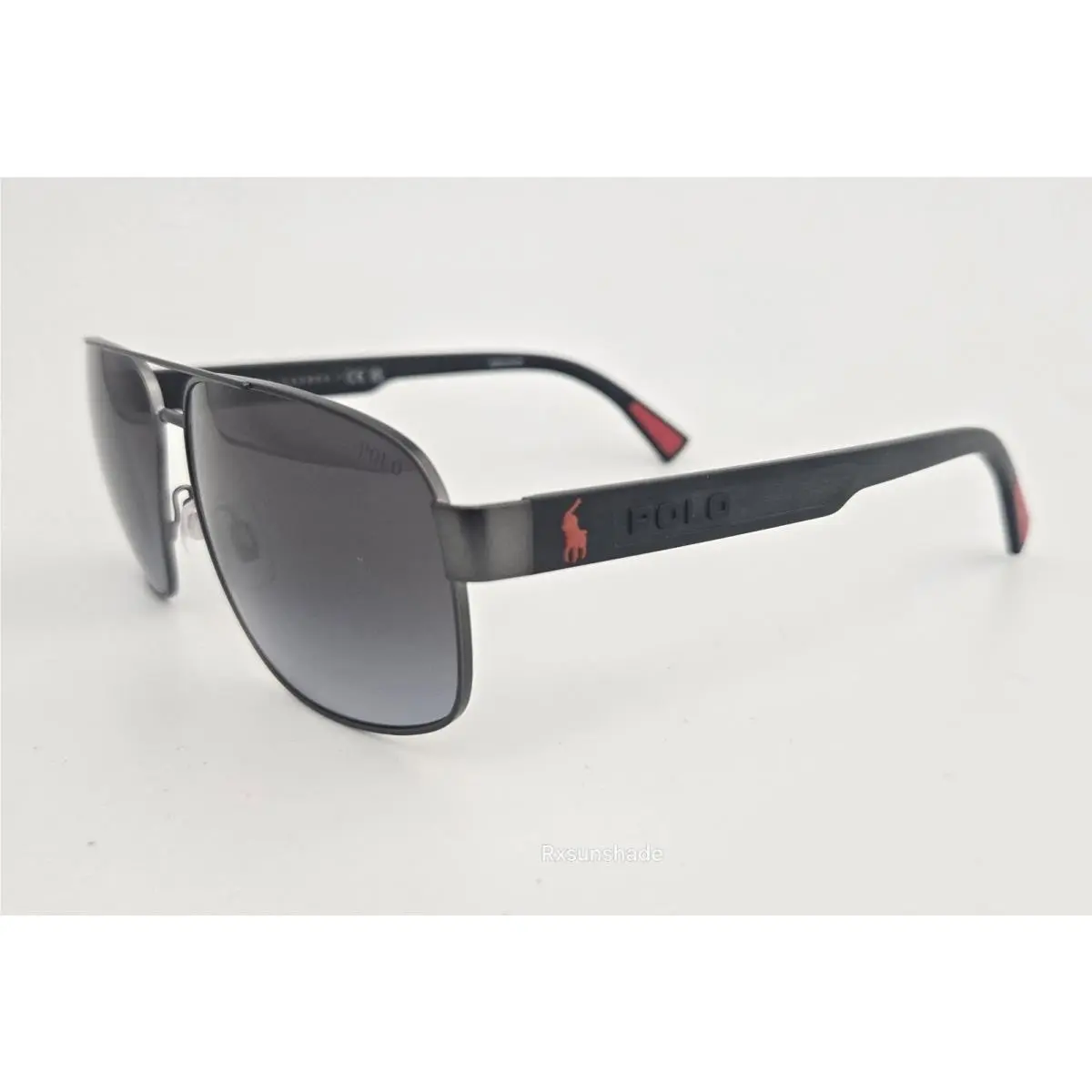 Ralph Lauren Polo Sunglasses PH 3165 Color 9215/8G Grey Black Size 61 Men`s