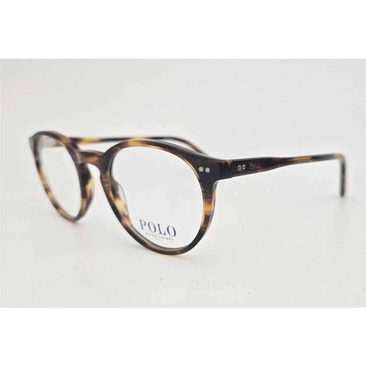 Ralph Lauren Polo Eyeglasses PH 2083 Color 5007 Havana Size 48 Round Men`s
