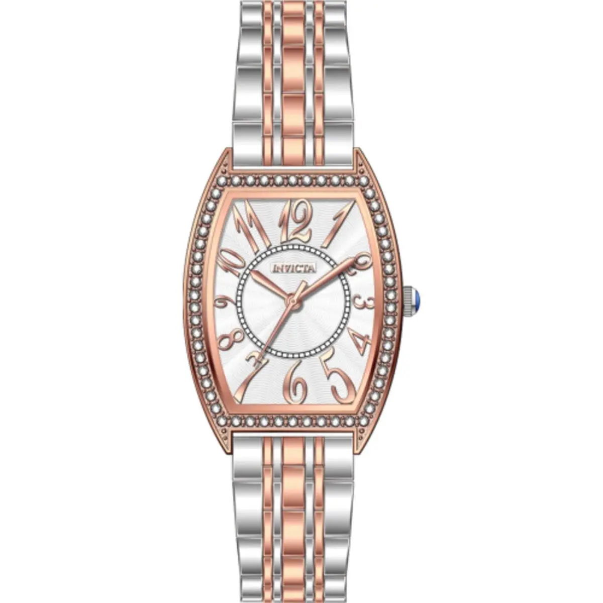 Women`s Watch Wildflower Quartz Silver Tone Dial Two Tone Bracelet 69269 by Invicta
