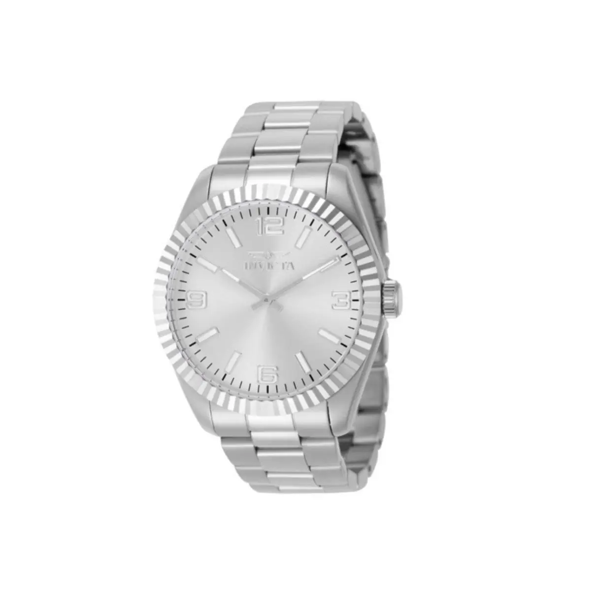 Invicta Specialty Men`s Watch - 43mm Silver Dial Stainless Steel Case/band 49671