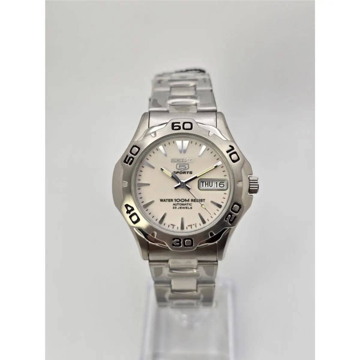 Seiko SNZ305K Vintage 2007 Nos Full Lume Diver 7S36 Day Date Box Tags