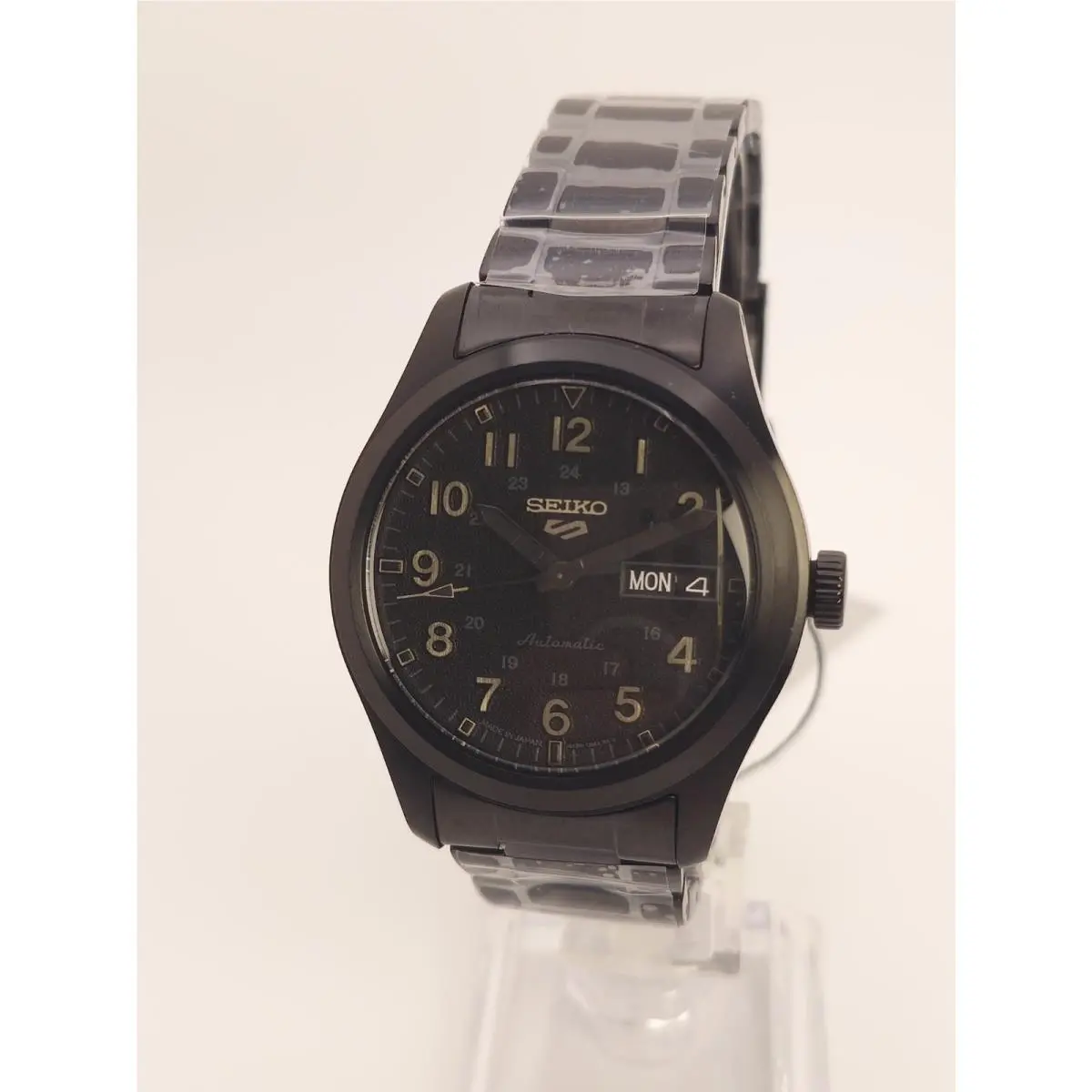 Seiko 5 Sports SRPJ09K1 Automatic 39.4mm Black Pvd 4R36 Day/date