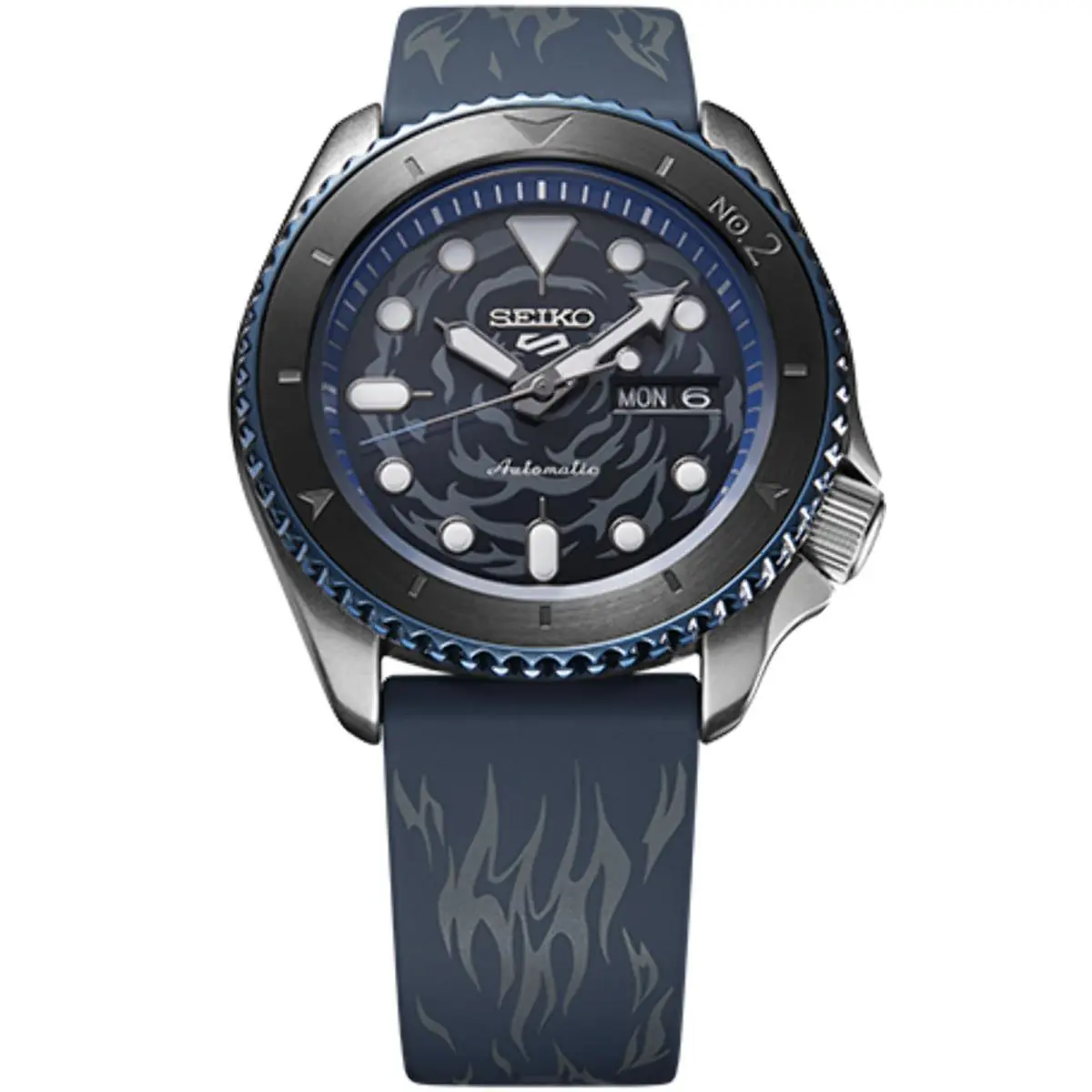 Seiko 5 SRPH71K1 SRPH71 One Piece Sabo Ltd Edition Men`s Watch