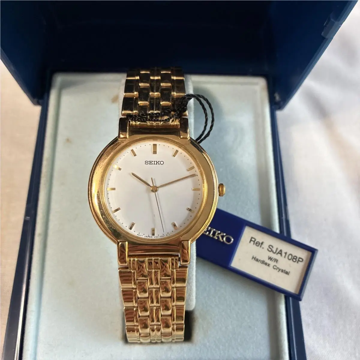 Seiko Quartz Men`s Watch SJA108P
