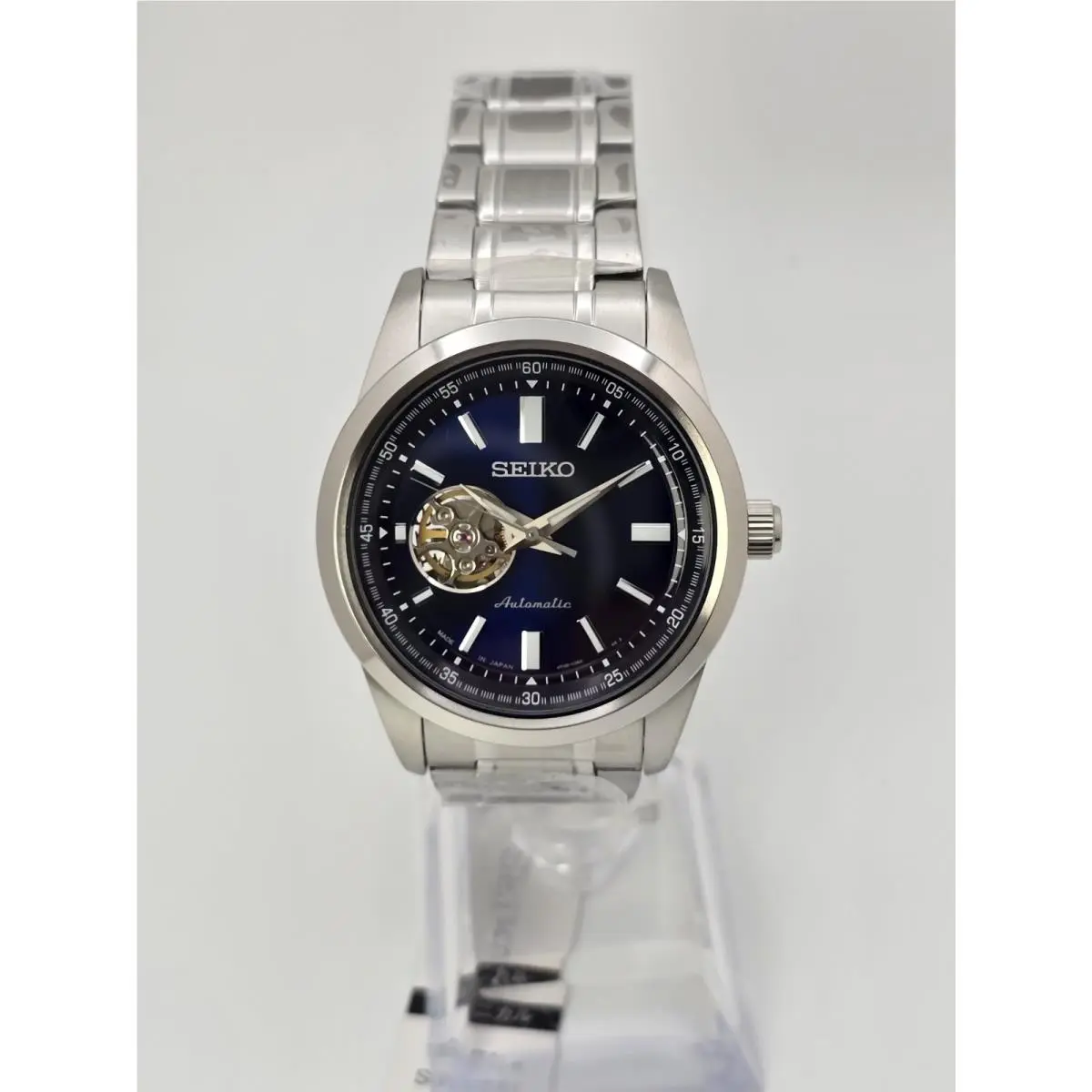 Seiko SCVE051 Automatic Open Heart Blue Dial Jdm Mechanical 4R38 42mm