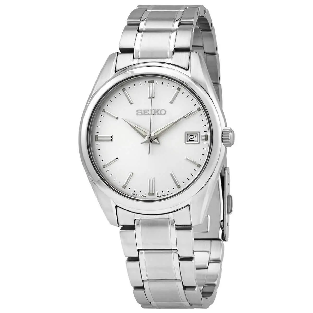 Seiko Essentials Quartz Silver Dial Men`s Watch SUR307