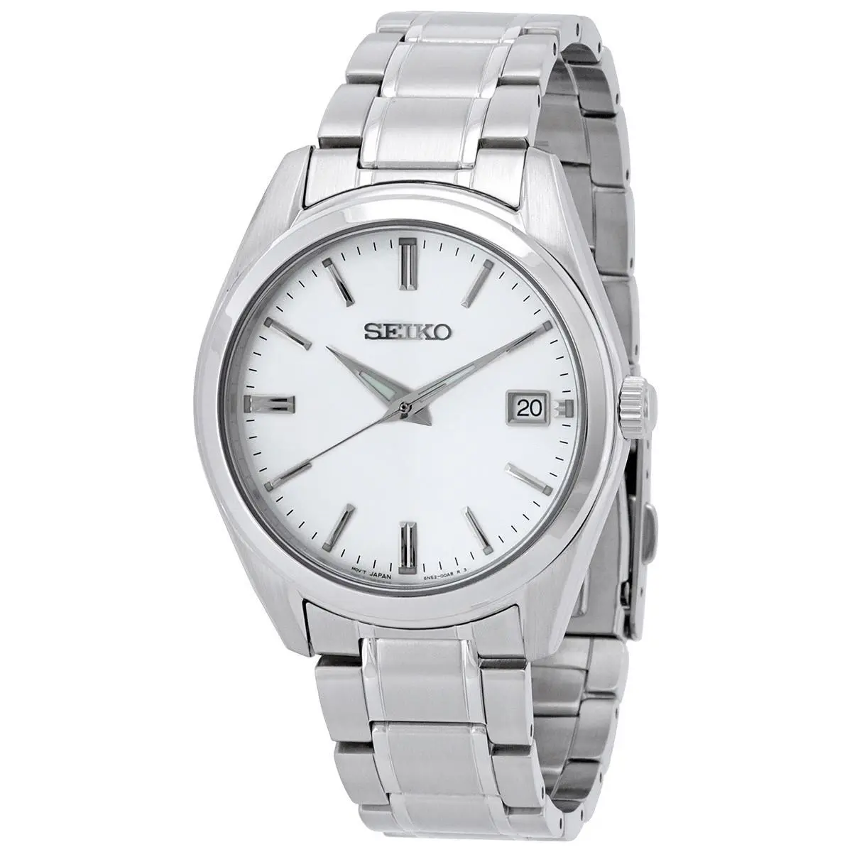 Men`s Essentials Quartz Silver Dial Watch - SUR307P1 by Seiko