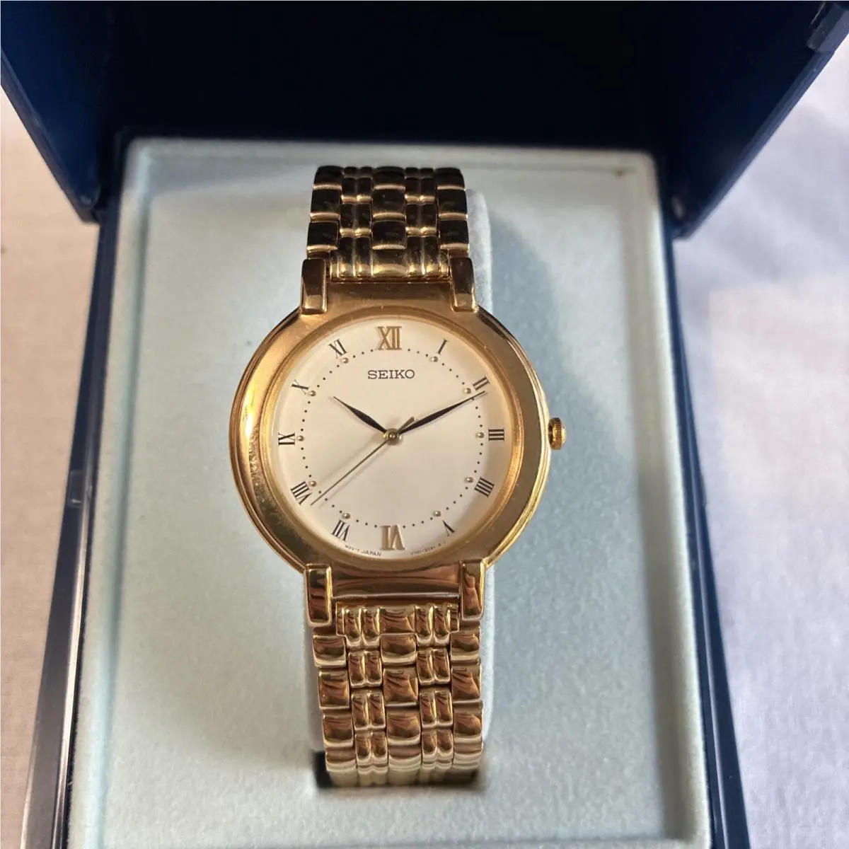 Seiko Quartz Men`s Watch SJA074P