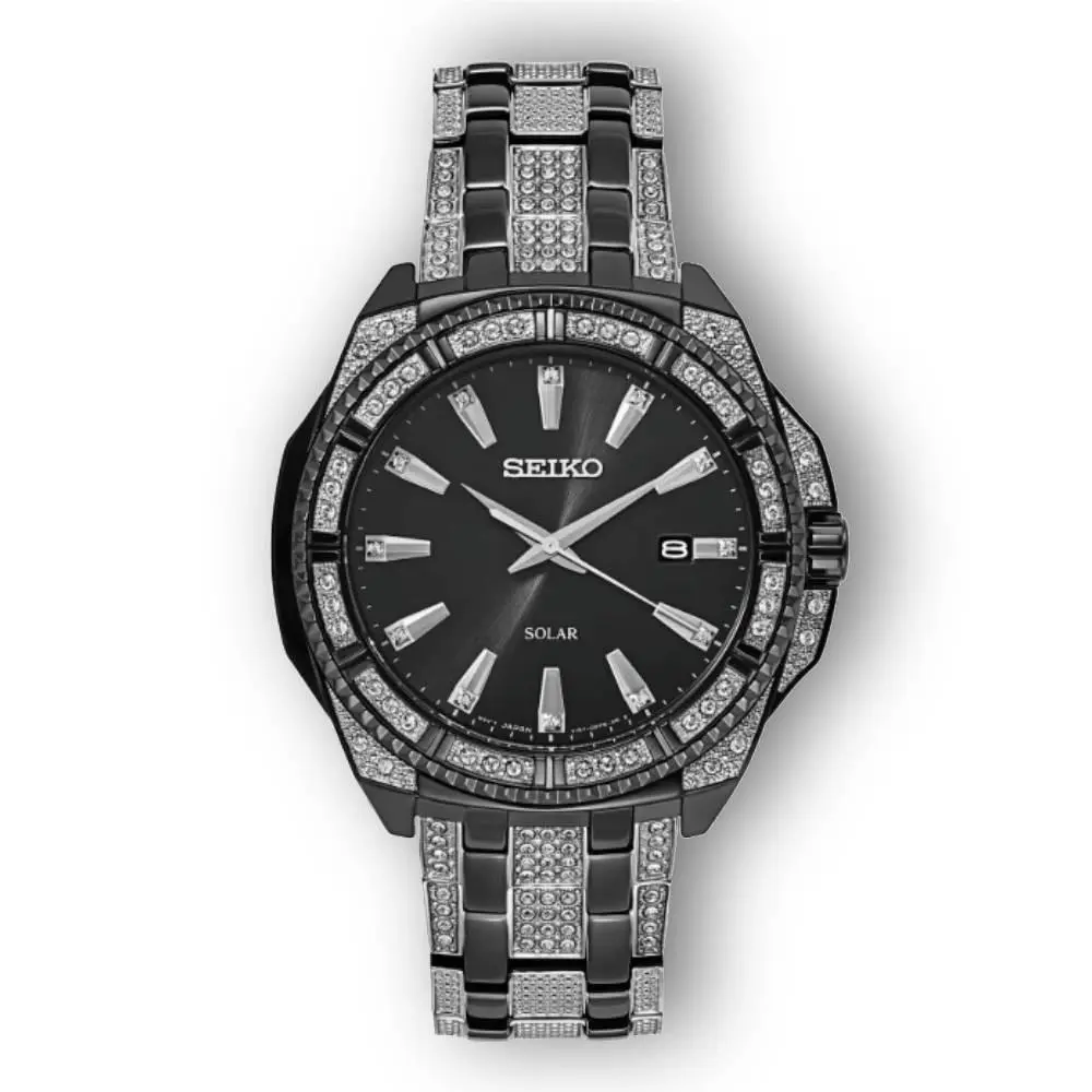 Seiko Essentials Men`s Black Watch - SNE459