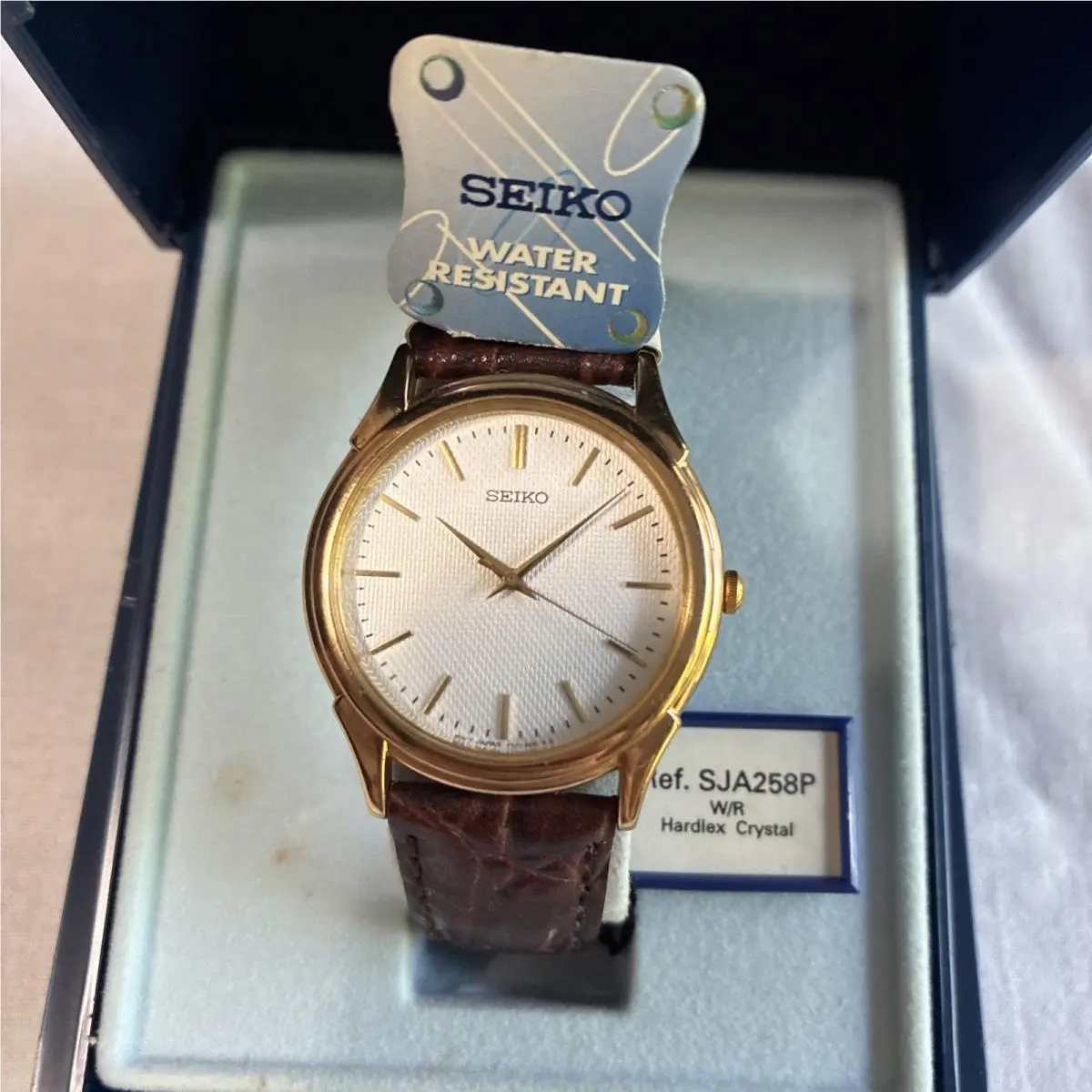 Seiko Gold Men`s Watch SJA258P