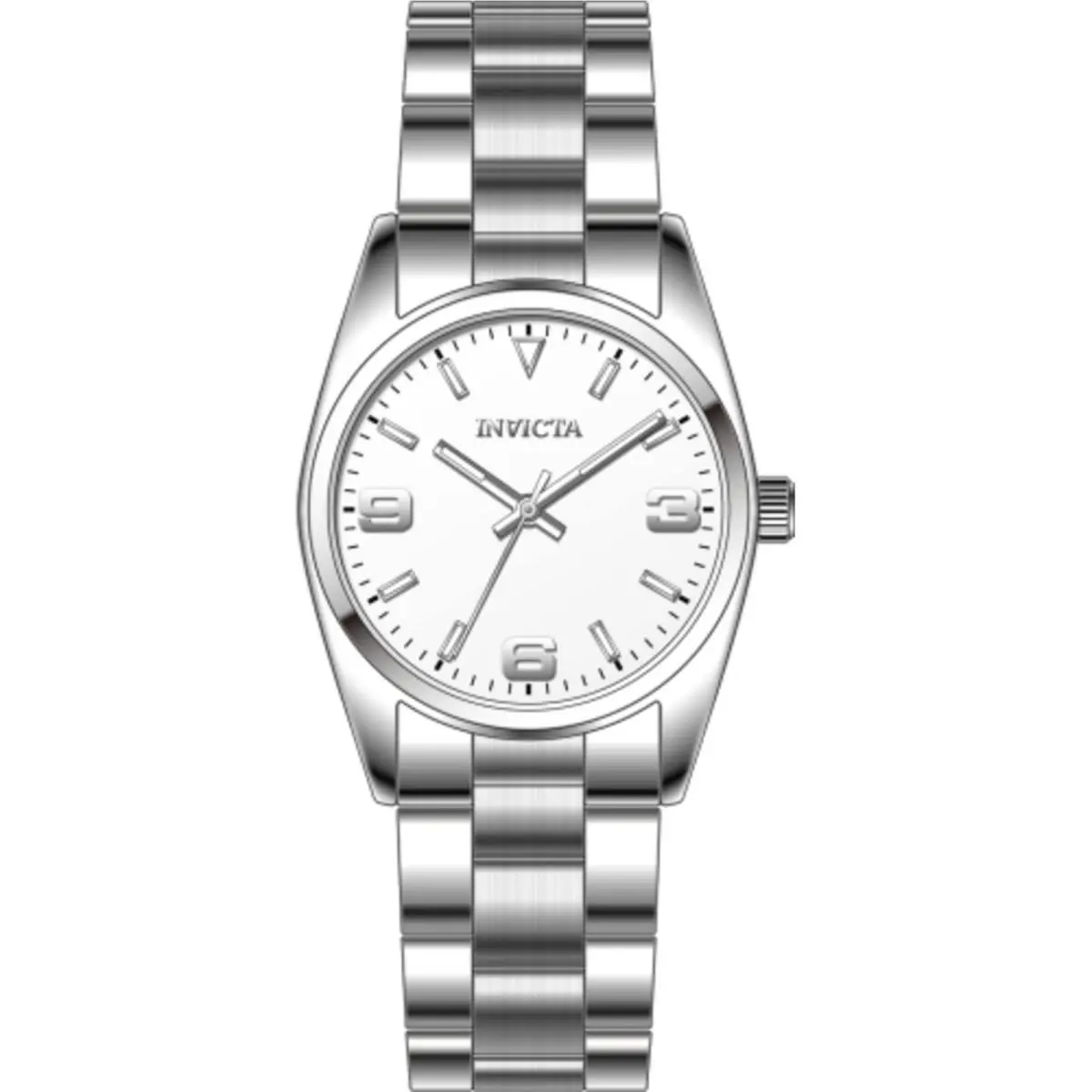 Invicta Men`s Watch Celestial Quartz Silver Dial Stainless Steel Bracelet 69181