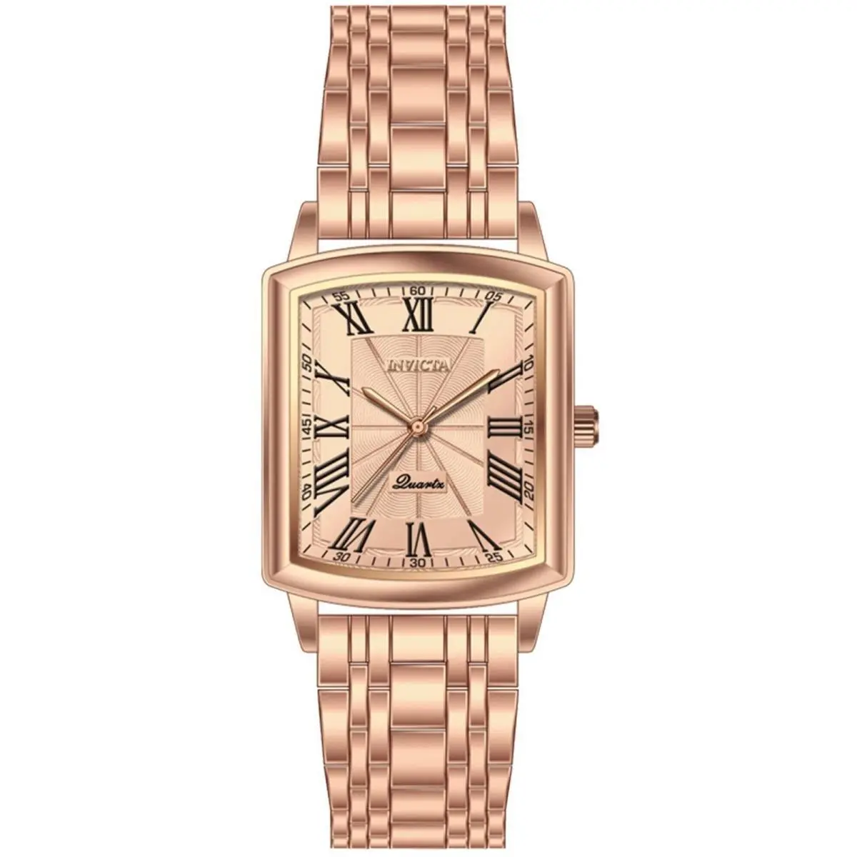 Invicta Women`s Watch Celestial Quartz Rose Gold Stainless Steel Bracelet 69148 - Dial: Rose Gold, Band: Rose