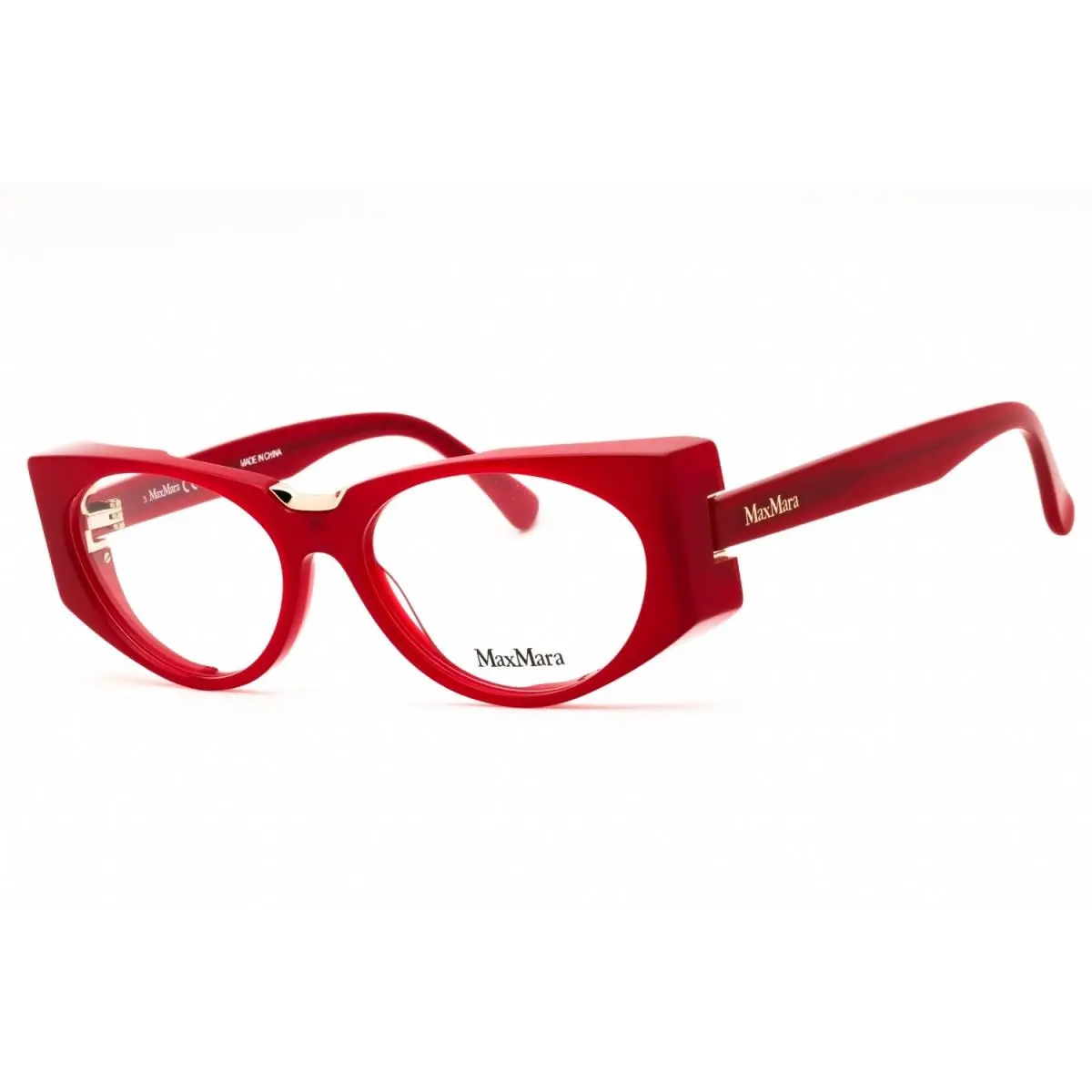 MM5158 066 Shiny Red 54mm Eyeglasses by Max Mara