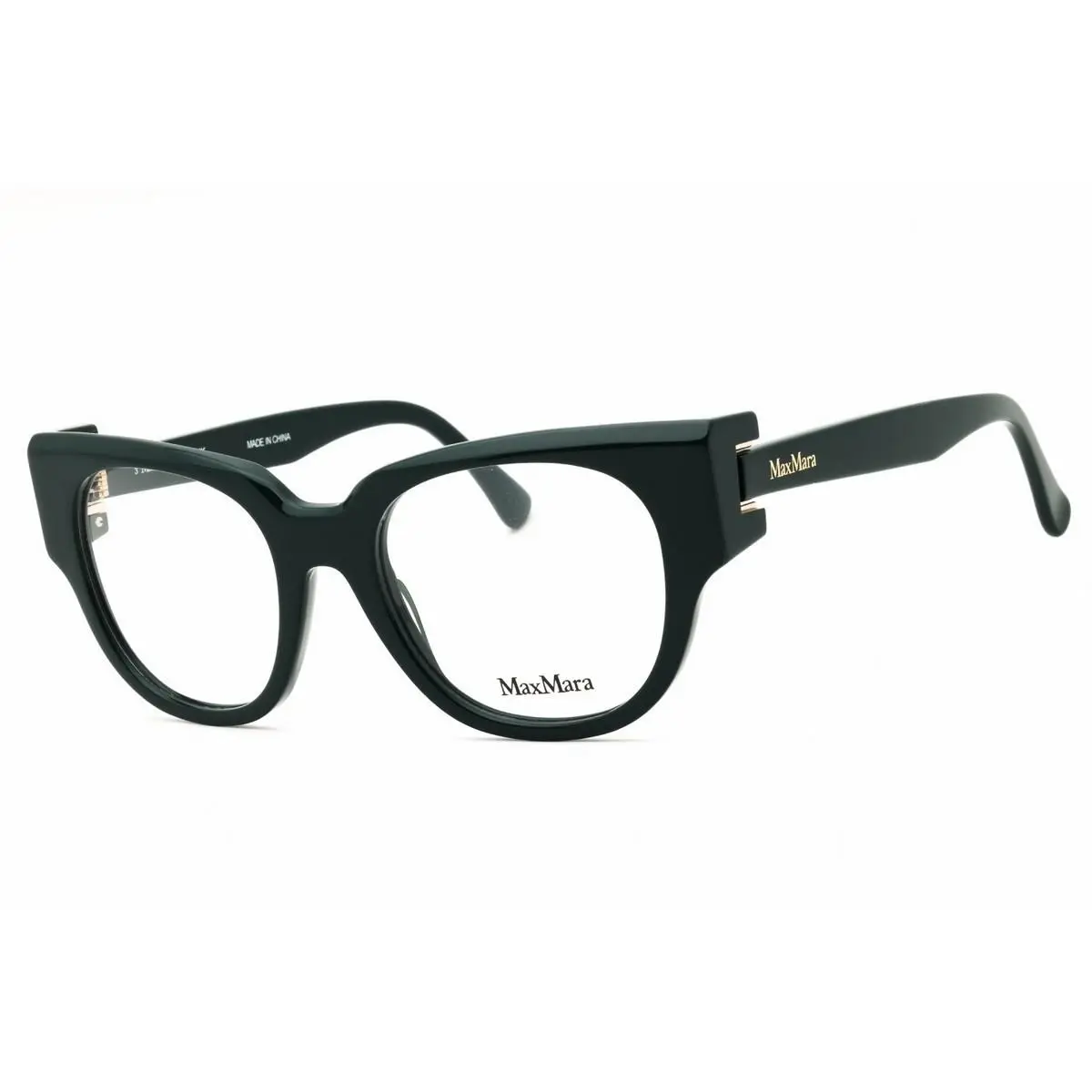 MM5183-096-51 Eyeglasses Frame Size 51mm 19mm 140mm Dark Green Women 8 by Max Mara