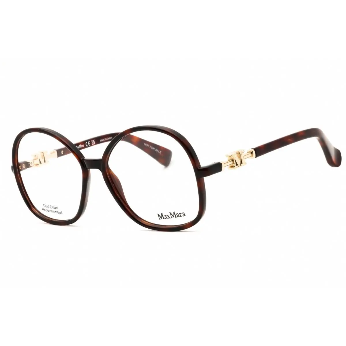 MM5100-054-55 Eyeglasses Frame Size 55mm 15mm 140mm Redhav Women 88921 by Max Mara
