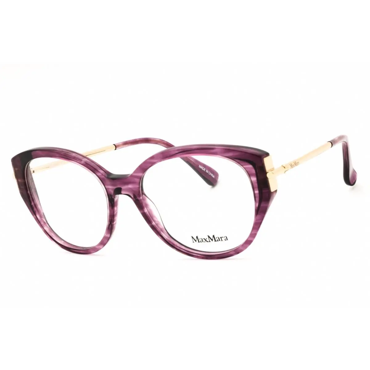 Max Mara MM5116-083-52 Eyeglasses Frame Size 52mm 17mm 140mm Violet Women 88921