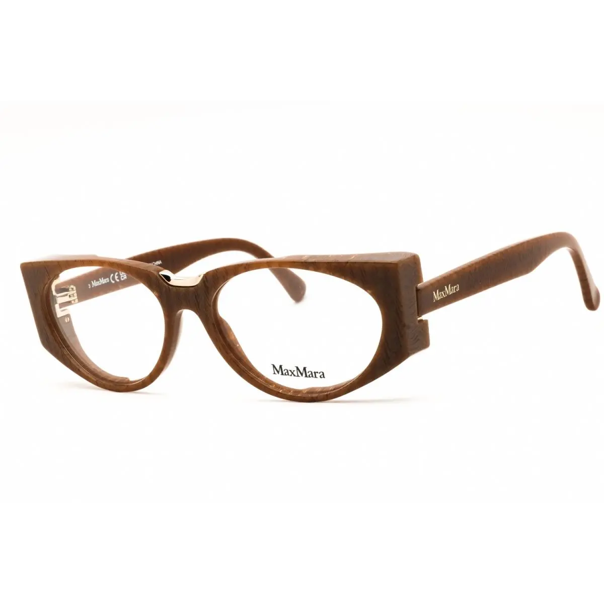 MM5158-056-54 Eyeglasses Frame Size 54mm 16mm 140mm Havana Women 88921 by Max Mara