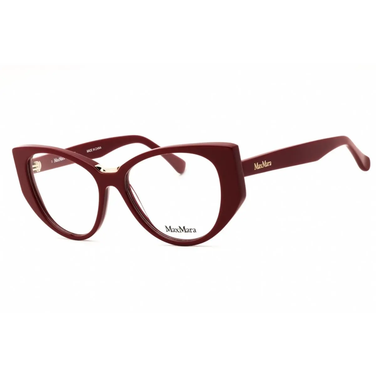 Max Mara MM5142-066-52 Eyeglasses Frame Size 52mm 15mm 140mm Red Women 88921451