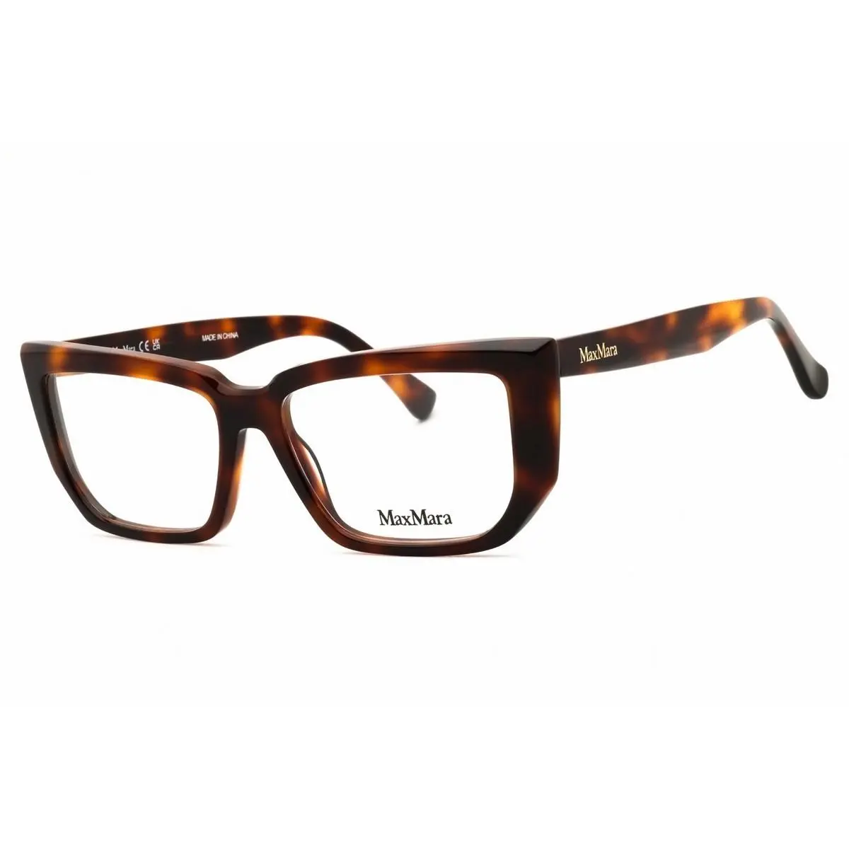Max Mara MM5160-052-53 Eyeglasses Frame Size 53mm 15mm 140mm Dark Havana Women