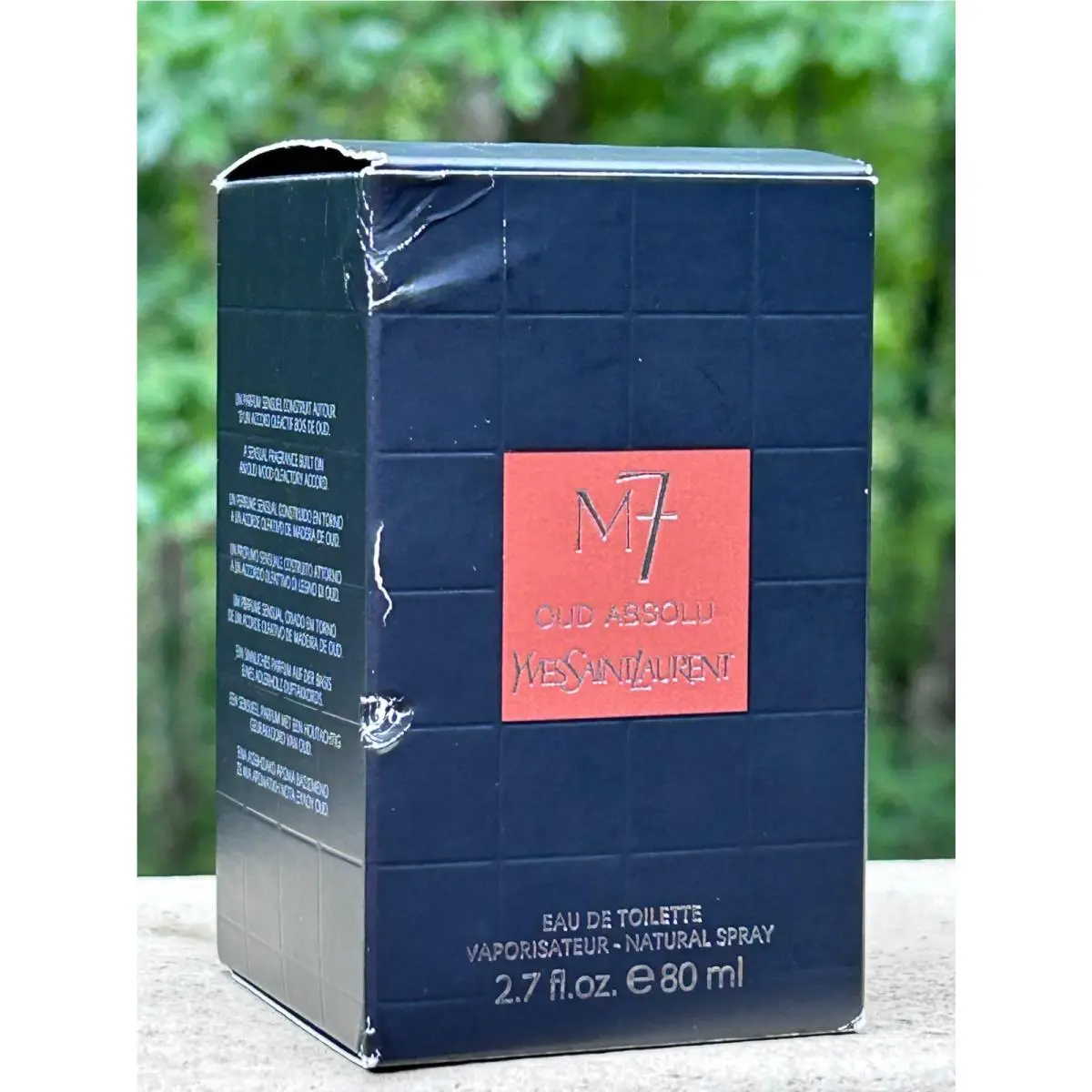Vintage Yves Saint Laurent M7 Oud Absolu Edt 80ml/2.7 oz The OG Matte Black 2014