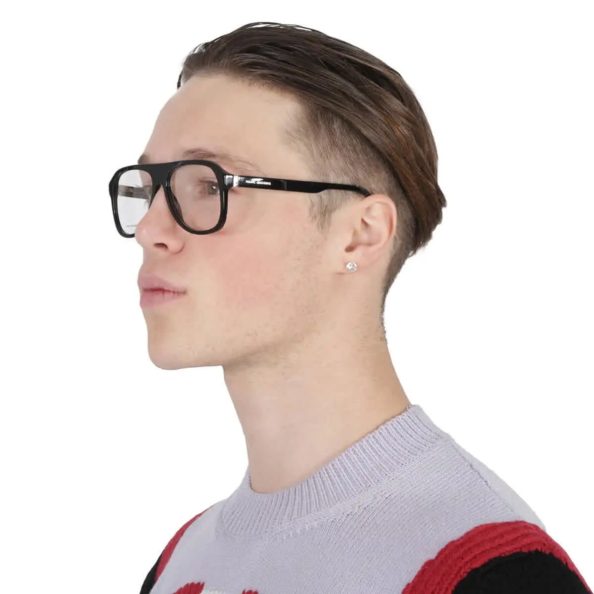 Marc Jacobs Demo Navigator Men`s Eyeglasses Marc 641 0807 57 Marc 641 0807 57