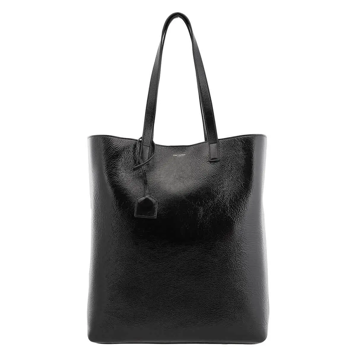 Saint Laurent Crinkled-leather Bold Tote Bag 676657 AAC3P 1000