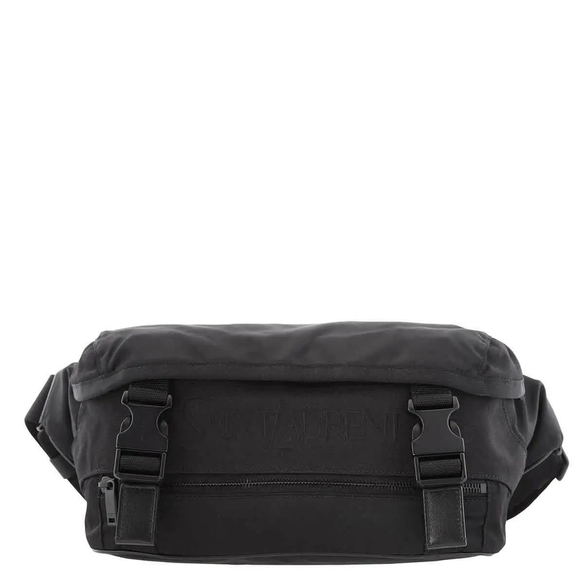 Saint Laurent Logo Embroidery Nylon Crossbody Bag 758258 FACG7 1000