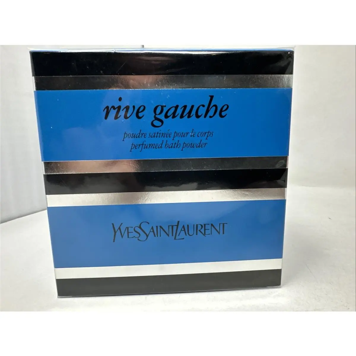Yves Saint Laurent Ysl Rive Gauche Perfumed Satin Body Bath Powder Talc 5.2oz Rare Box