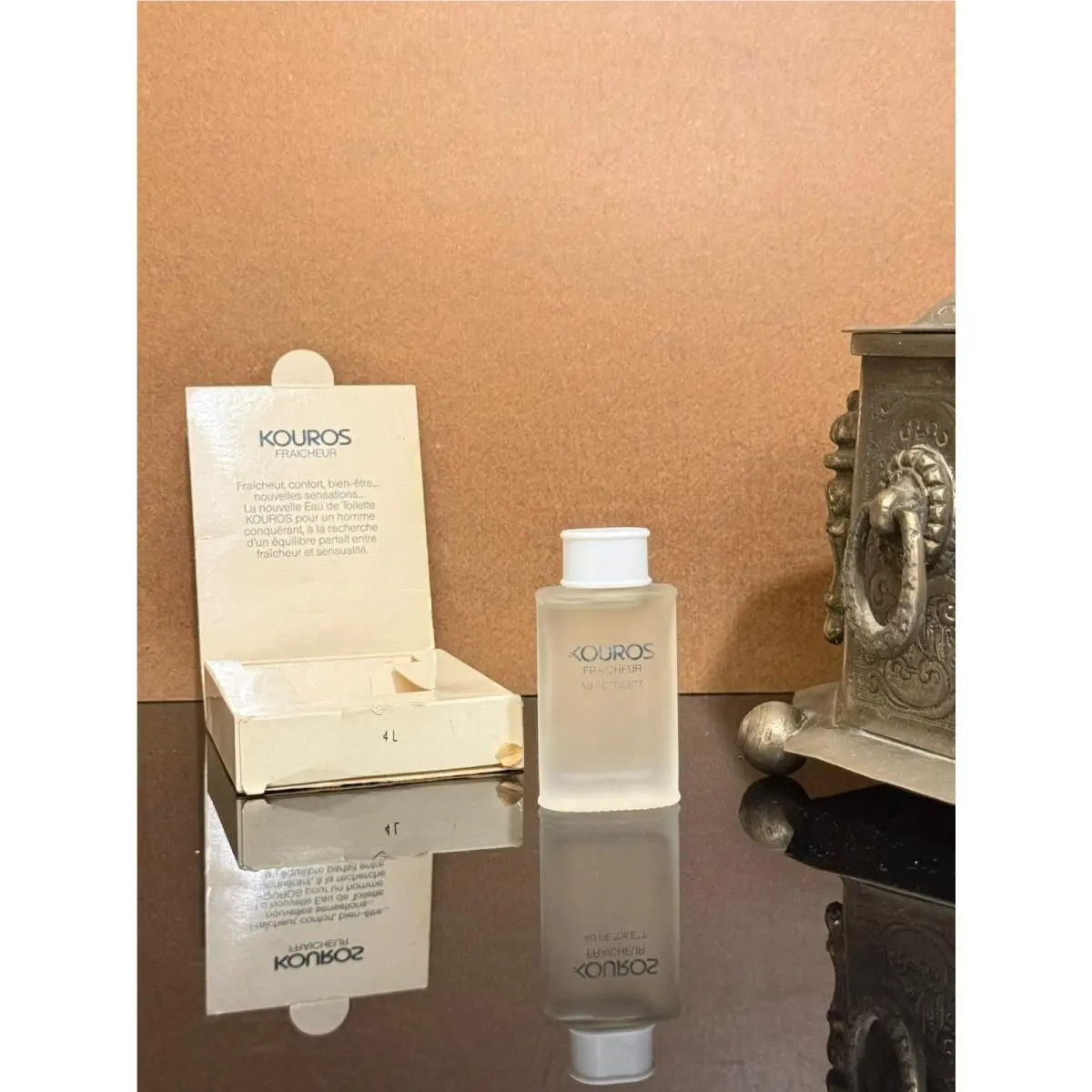 Vintage Parfums Corp Ysl Kouros Fraicheur Mini Edt 10 ml 0.34 oz Splash Htf by Yves Saint Laurent