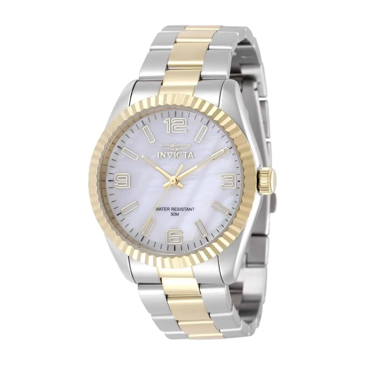 Women`s 49750 Specialty Quartz PC21 White Dial Watch by Invicta