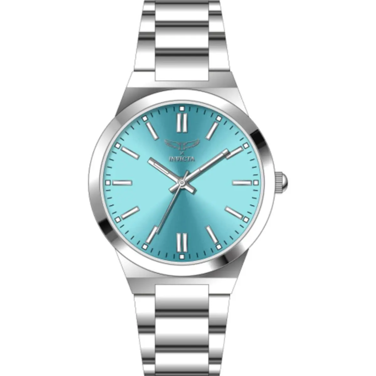69059 Celestial Women`s 35mm Blue Dial Silver Bracelet Quartz Watch by Invicta