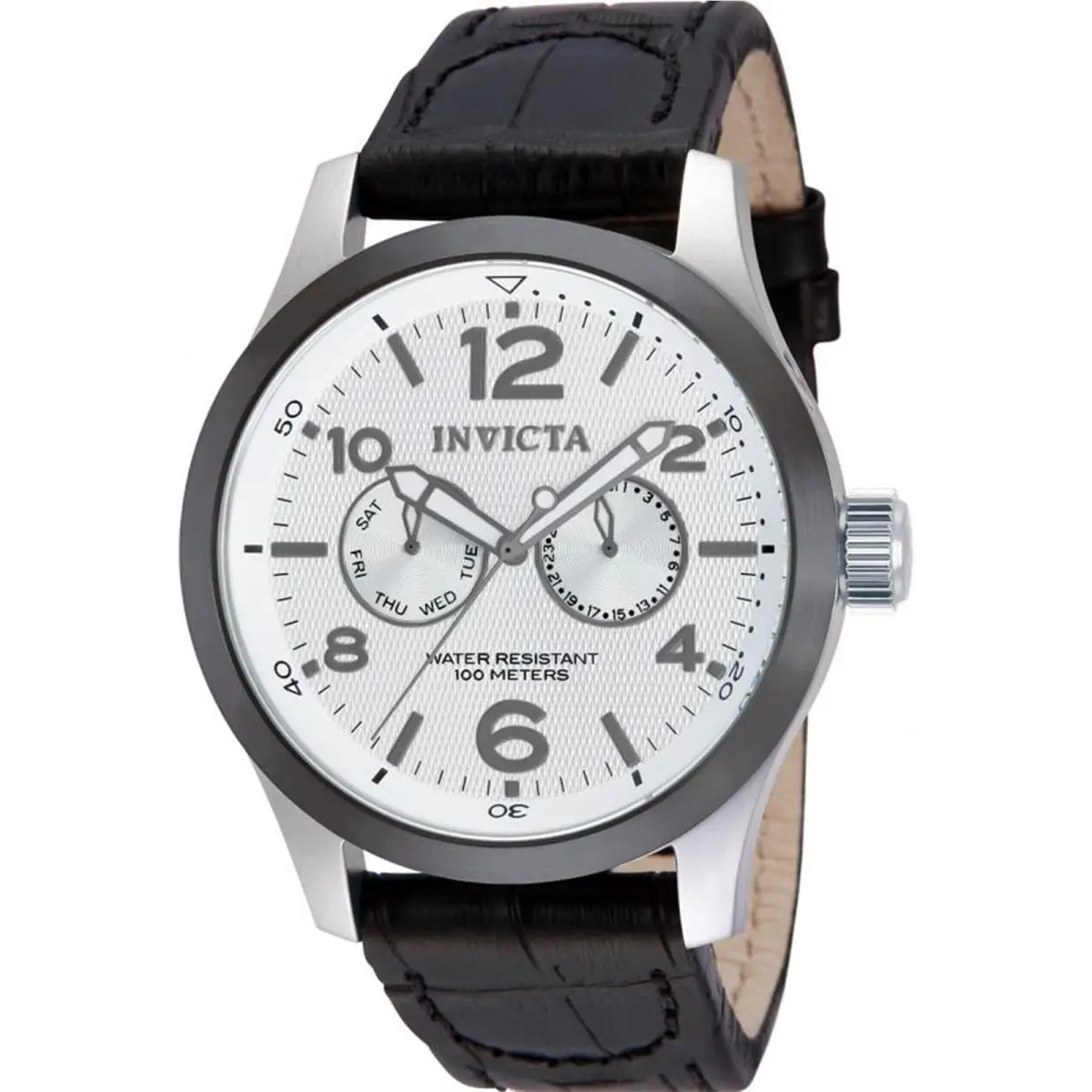 Invicta Men`s 13009 I-force Quartz Multifunction Silver Dial Watch
