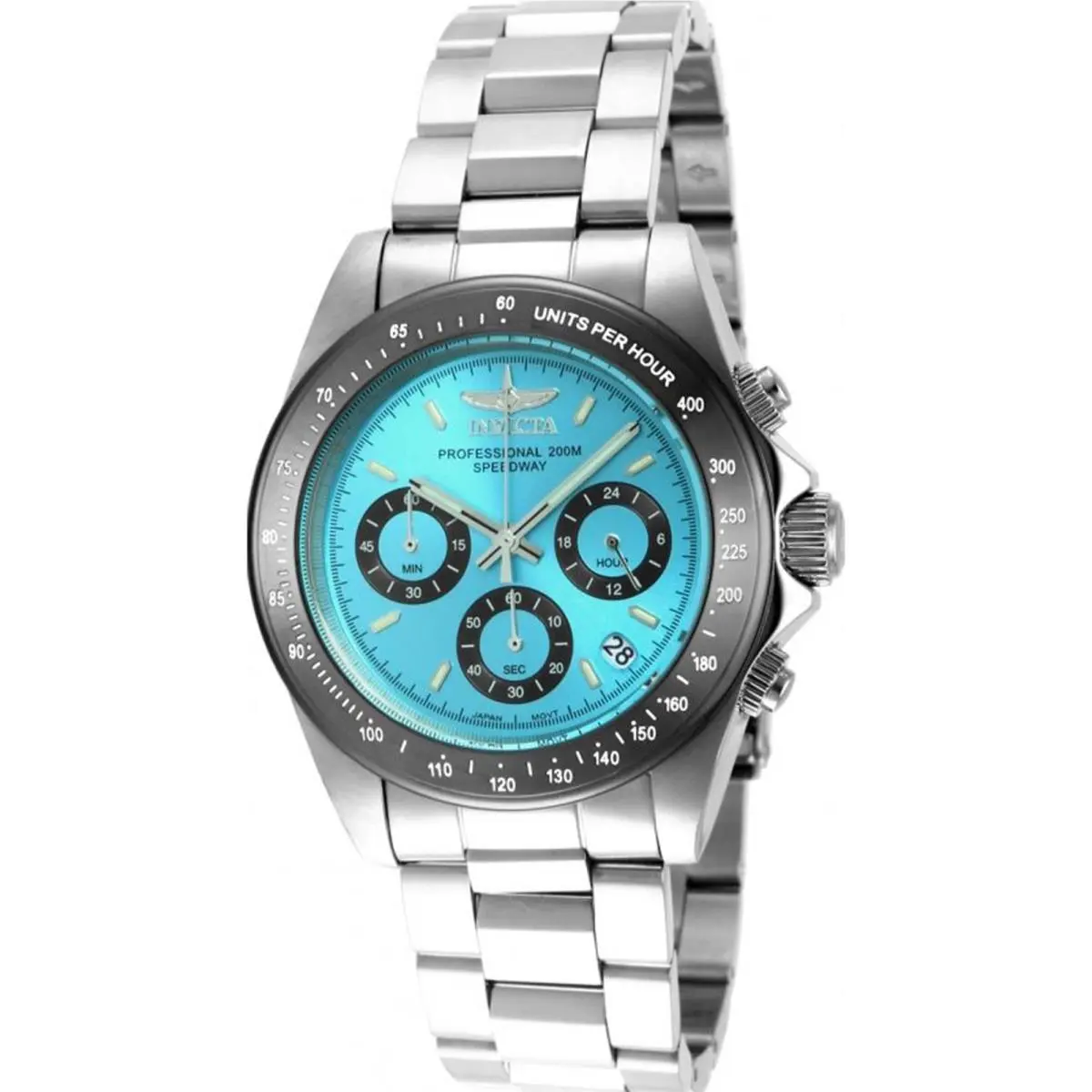Invicta Men`s 15589 Speedway Quartz Chronograph Light Blue Dial Watch