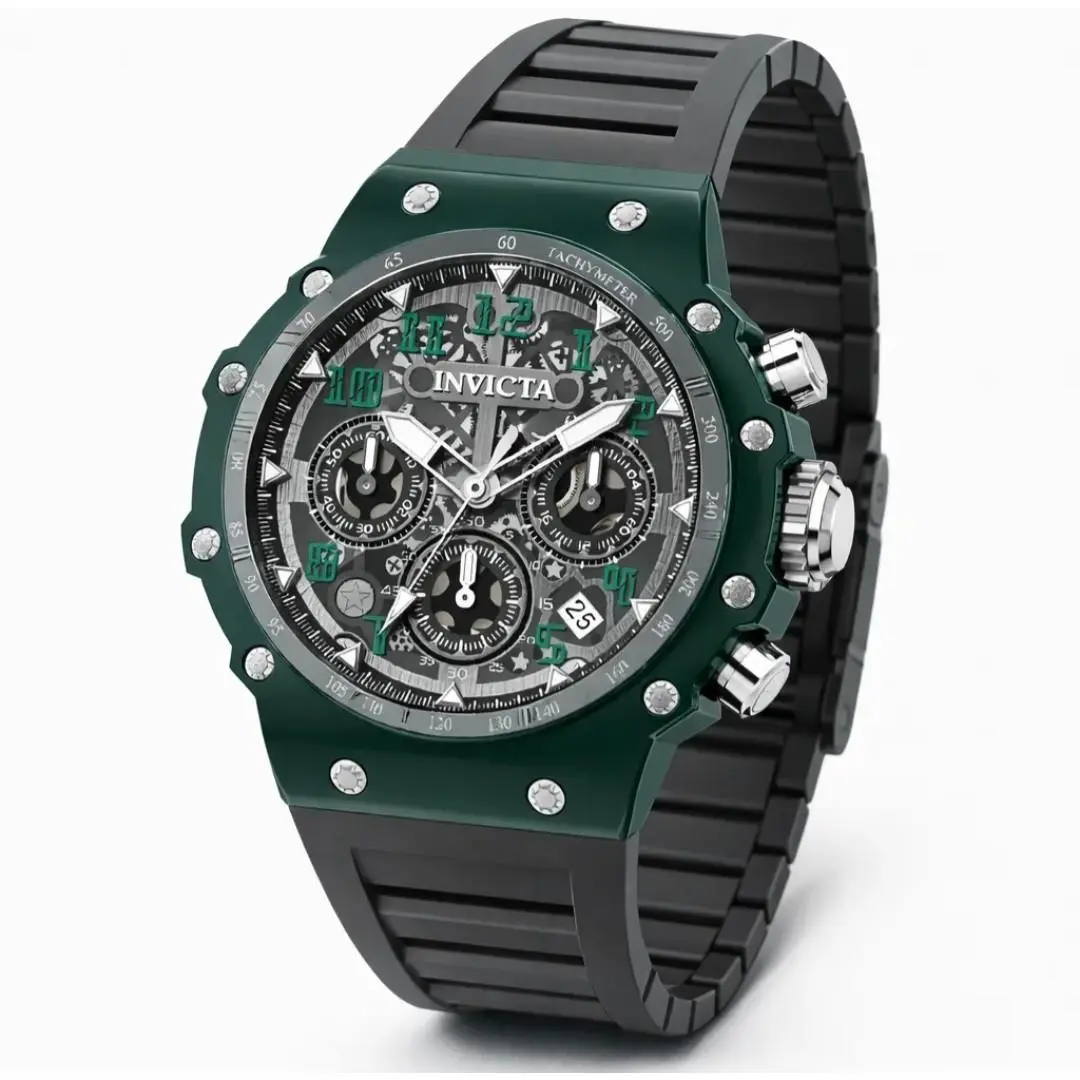Invicta Valxor Unisex Watch 40mm Forest Green Grey 69778