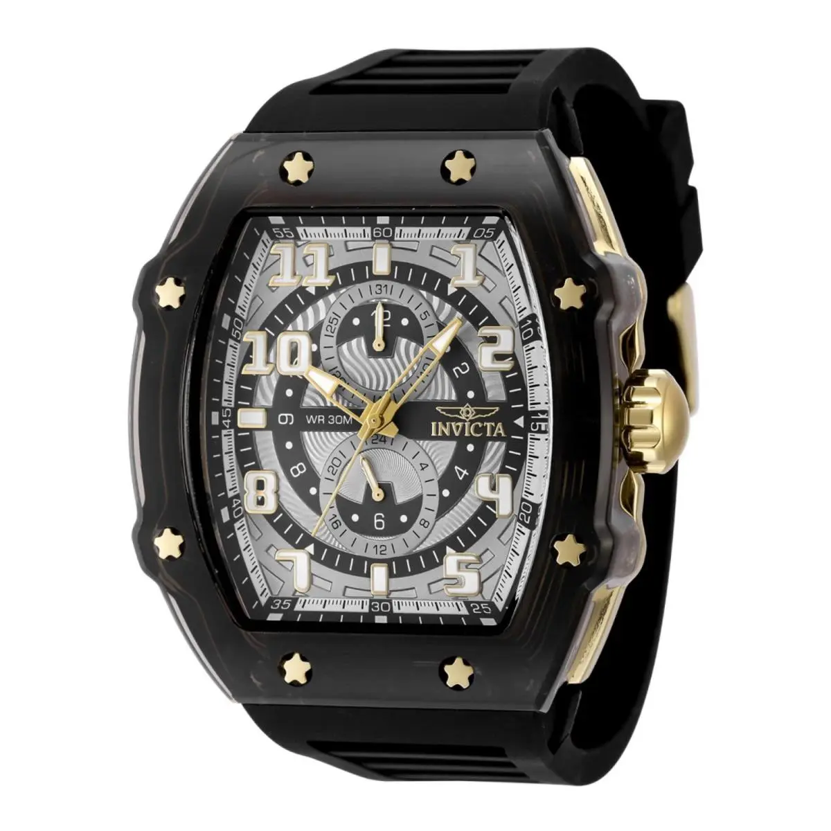 Invicta Racing Cyclone Men`s Watch - 48.5mm Black 48715