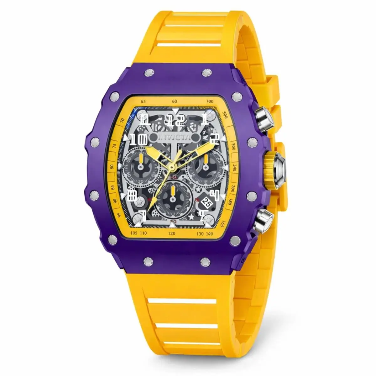 Invicta Racing LA - Nitro Gen Men`s Watch 43mm Yellow 69699