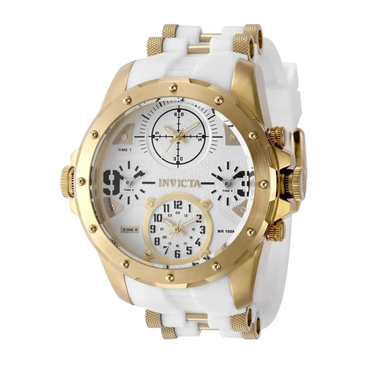 Invicta 50218 Quartz Quartz Watch Silver Dial Stainless Steel 50mm Men