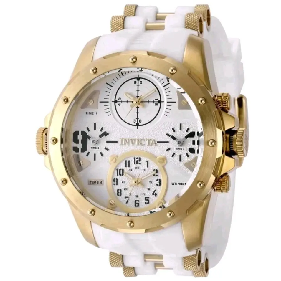 Invicta Coalition Forces Sniper Men’s Watch 50mm Gold W/new Impact Case 50218