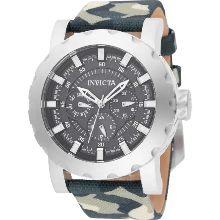 47581 I-force Black Dial 46.00 mm Men`s Watch by Invicta