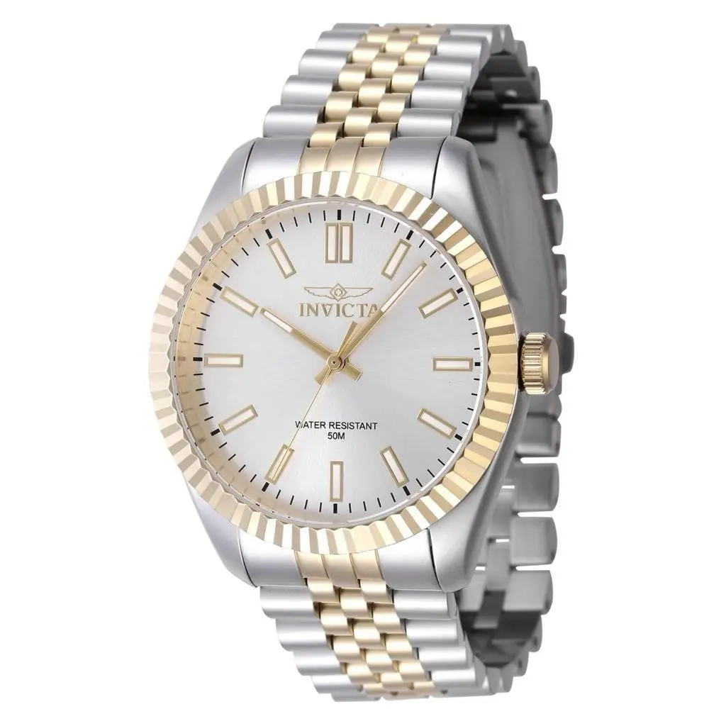 Invicta Men`s Wristwatch 47484 Invicta Specialty Oxford 43mm Gold Steel