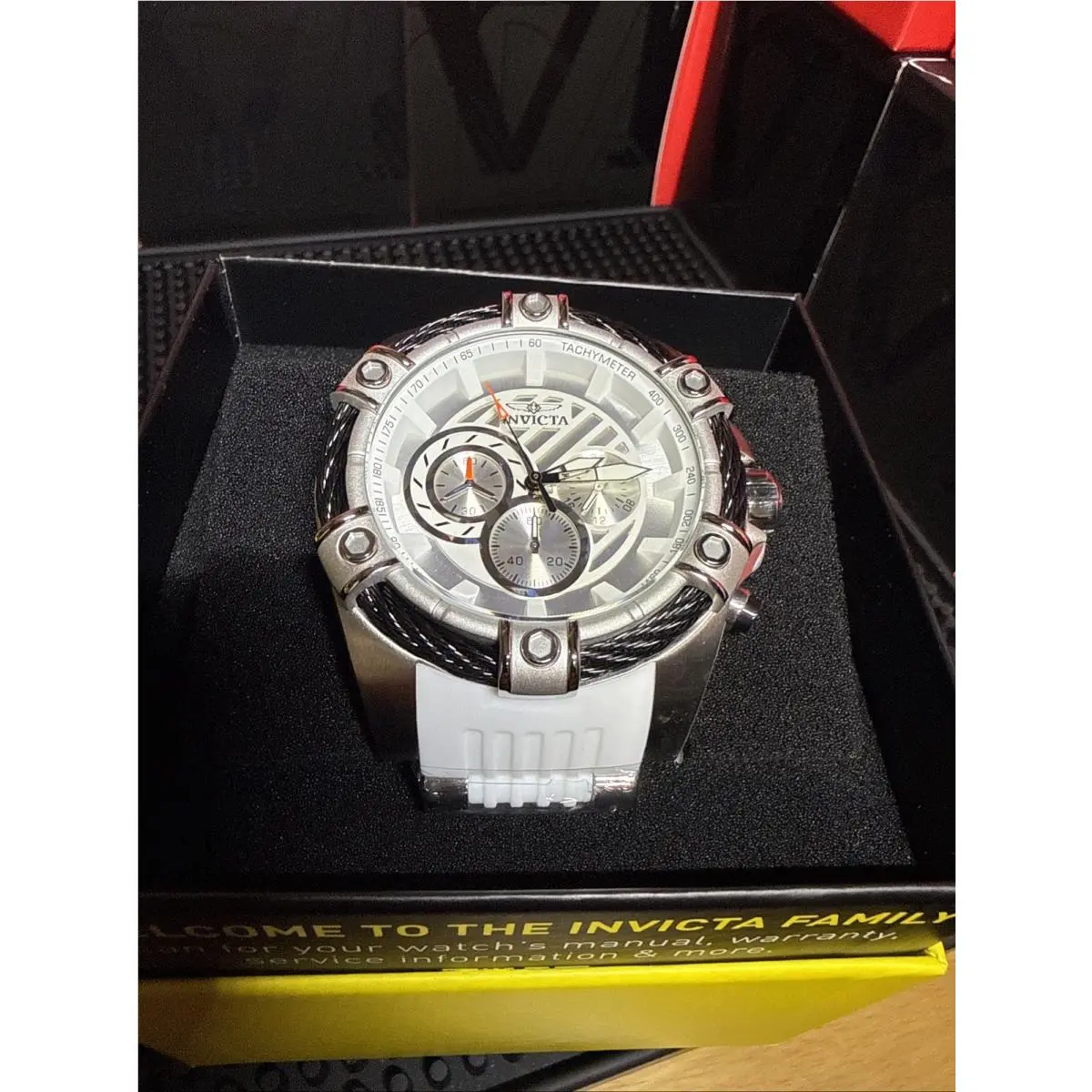 Invicta Bolt Girdex 52mm White Dial 50601