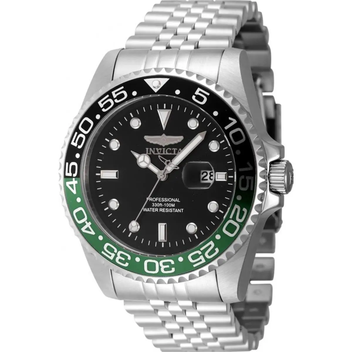 Invicta Men`s 48387 Pro Diver Quartz 3 Hand Black Dial Watch