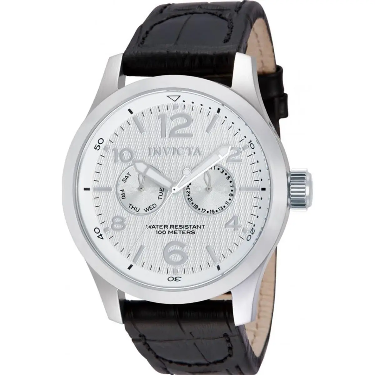 Invicta Men`s 13008 I-force Quartz Multifunction Silver Dial Watch - Silver, Quartz