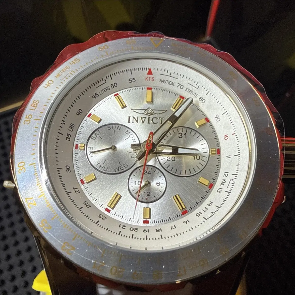 Invicta Aviator Men`s Watch 50mm 50101